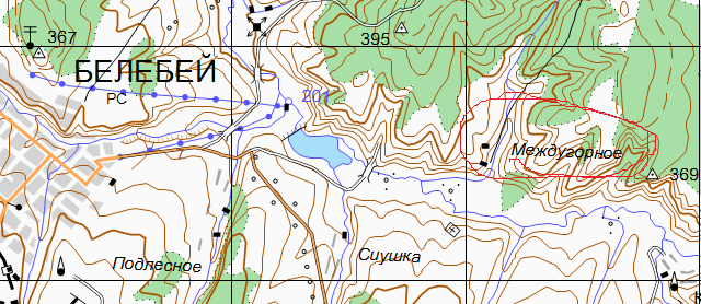 Карта города белебеевского района